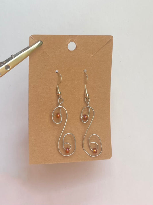 Silver swirls