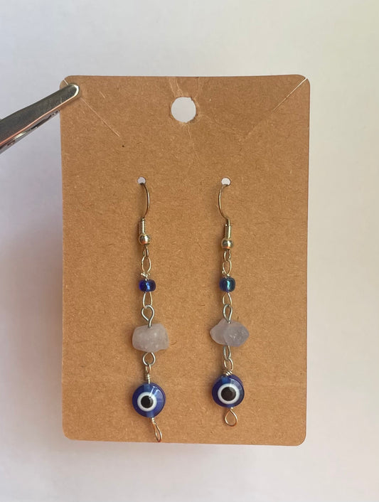 Evil eye dangles