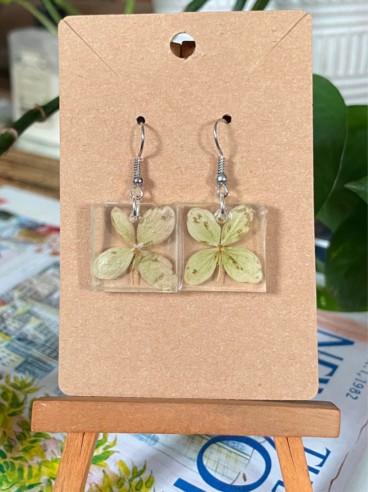Hydrangea resin pendants